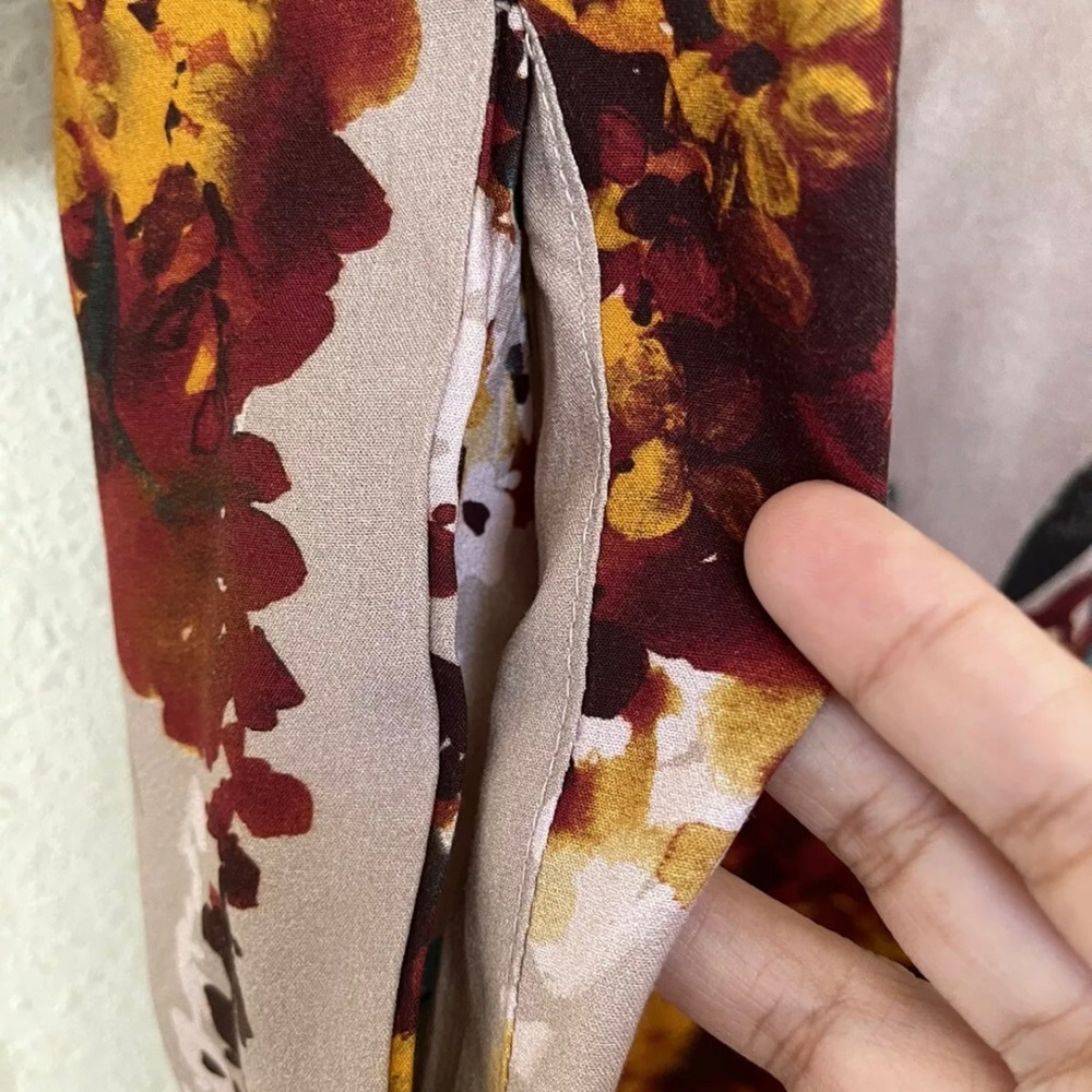 ANTHRO The Odells Forest Harvest Floral Dress Xs - Picture 6 of 8